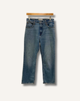 Abercrombie The Ankle Straight Ultra High Rise Jean
