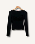 Staud Silhouette Long-Sleeve Top