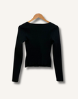 Staud Silhouette Long-Sleeve Top