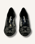 Manolo Blahnik Hangisi Lace Pumps