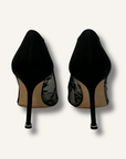 Manolo Blahnik Hangisi Lace Pumps