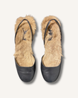 Gucci Arielle Fur Lined Slingback