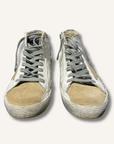 Golden Goose Francy Mixed Leather High-Top Sneakers