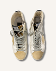 Golden Goose Francy Mixed Leather High-Top Sneakers