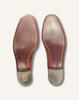 Bougeotte Leather Medallion Heeled Loafers