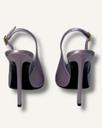 Saint Laurent Mae Feather Slingback