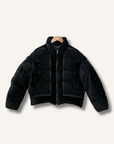 Moncler Labbe Velvet Puffer Coat
