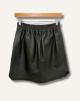Bottega Veneta Leather Mini Skirt