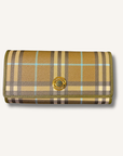 Burberry Halton Check Continental Wallet