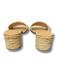 Tory Burch Everly Raffia Block Sandal