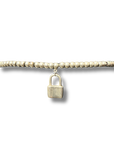 Tiffany & Co Lock Charm Bracelet
