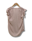Veronica Beard Blakely Flutter-Sleeve Top