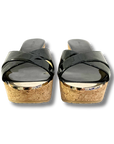 Jimmy Choo Prima Cork Wedge Sandals