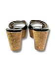 Jimmy Choo Prima Cork Wedge Sandals