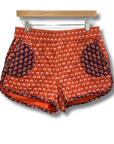 Maeve Quilted Linen Track Shorts