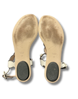 Gucci Gucci Willow Faux Pearl Flat Sandals