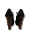 Prada Suede Mary Jane Wedge Pumps