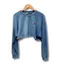Aviator Nation Essential Cropped Crew Sweatshirt