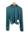 Lululemon Rulu Run Cropped Half Zip Pullover