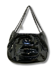 Chanel Patent Leather Camellia Accordion Flap Bag
