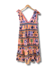 Farm Rio Seashell Tapestry Midi Dress