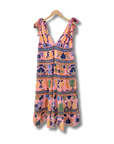 Farm Rio Seashell Tapestry Midi Dress