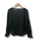 Rebecca Taylor Drawstring Long Sleeve Blouse