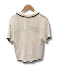 Abercrombie Crochet Polo Top