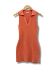 Babaton Sculpt Knit Polo Dress