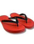 Louboutin Loubi Spikes Flip Flops