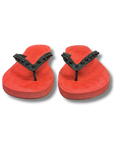 Louboutin Loubi Spikes Flip Flops