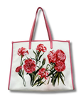 Dolce & Gabbana Floral Print Shopping Tote