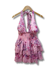 Loveshackfancy Deanna Halter Mini Dress