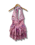 Loveshackfancy Deanna Halter Mini Dress