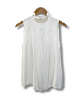 Madewell Smocked Mockneck Top