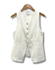 Reformation Aspen Linen Vest Top