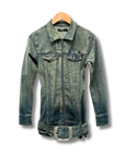 Jaded London Steel City Denim Mini Dress