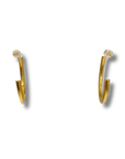 Julie Vos Nassau Crescent Hoop Earrings