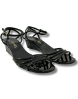 Chanel Quilted Wedge Sandals