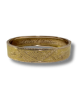 Engraved Bangle Bracelet