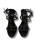 Louboutin Bombina Studded Leather Strappy Heels