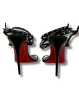 Louboutin Bombina Studded Leather Strappy Heels