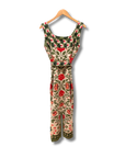 Farm Rio Garden Tapestry Sand Knit Dress