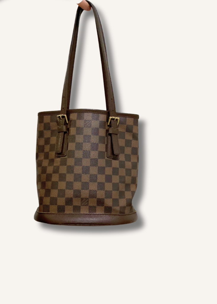 Louis Vuitton Damier Ebene Marais Bucket Bag