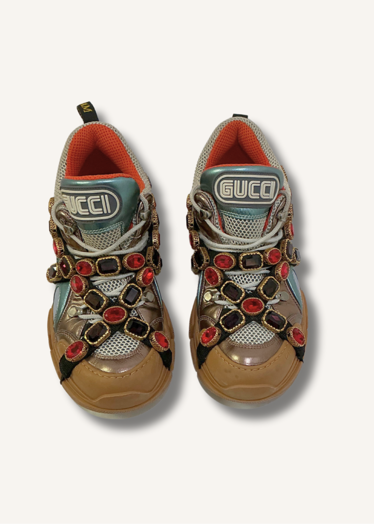 Gucci Flashtrek Chunky Leather Sneakers