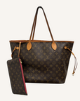 Louis Vuitton Neverfull MM Bag + Pochette