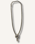 David Yurman Quatrefoil Diamond Wheat Chain Necklace