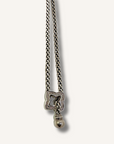 David Yurman Quatrefoil Diamond Wheat Chain Necklace