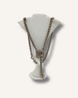 David Yurman Quatrefoil Diamond Wheat Chain Necklace