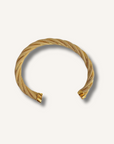 Bottega Veneta Twisted Leather Bangle